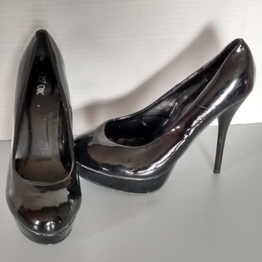Patent Leather 5 inch Heels Size 8